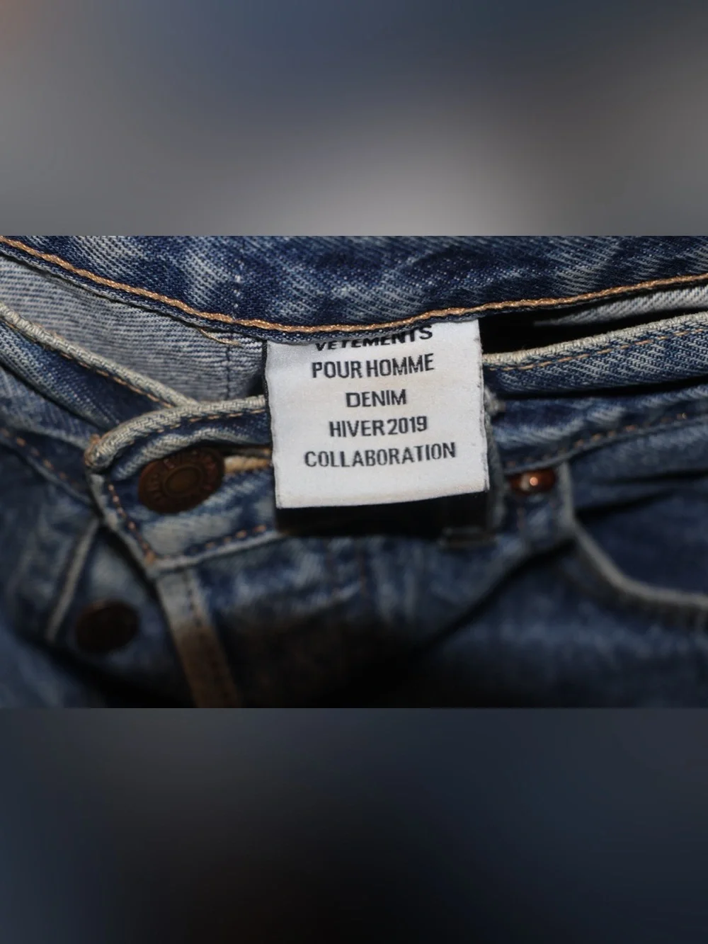 Vetements “Tribal” Denim